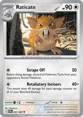 Raticate 61 Perfect Order Pokémon card